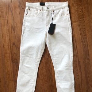 Frye Women’s Winter White Veronica Cropped Skinny Mid-rise Jean Size 27
